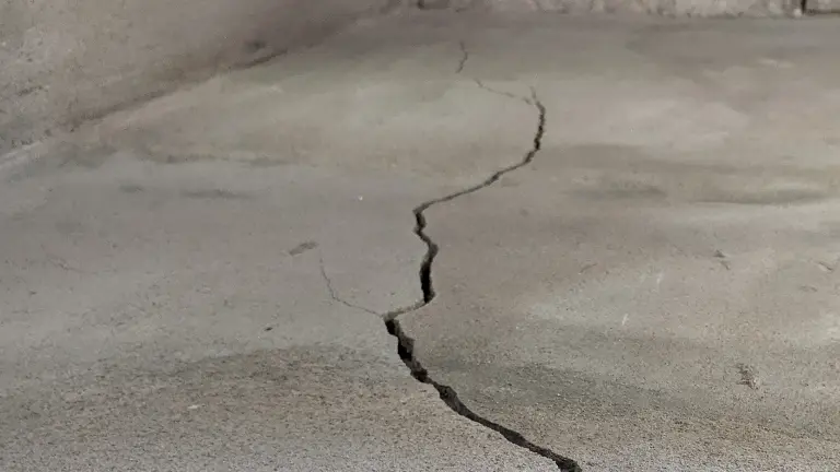 Cracked Concrete Floor