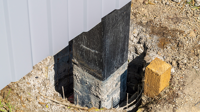 Underpinned foundation