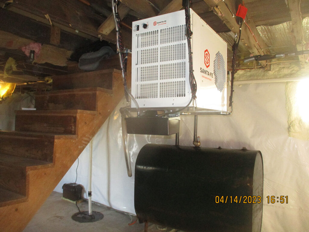 Maine basement with vent installed Projects