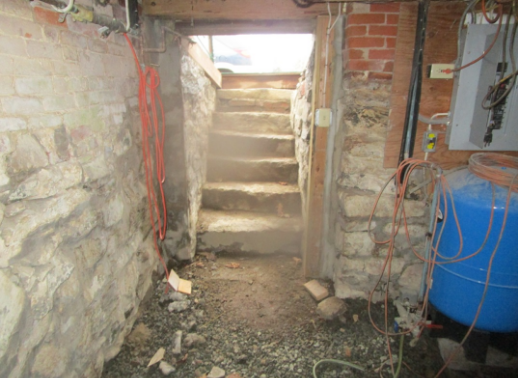 Basement waterproofing before